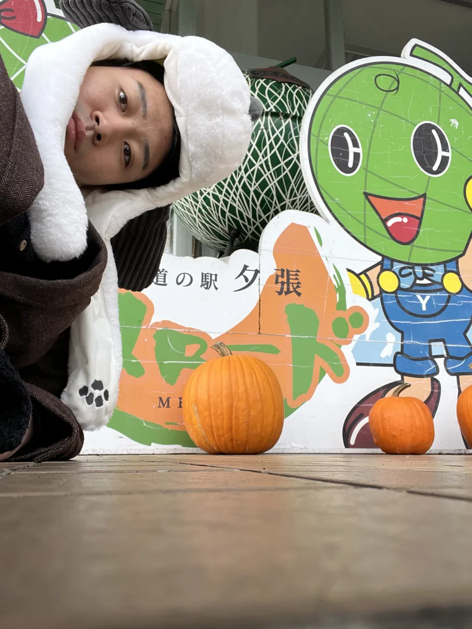 道の駅夕張のゆるキャラ、メロンくん